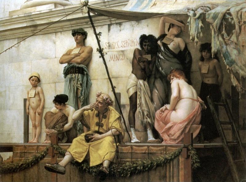 Gustave Boulanger Le march aux esclaves Spain oil painting art